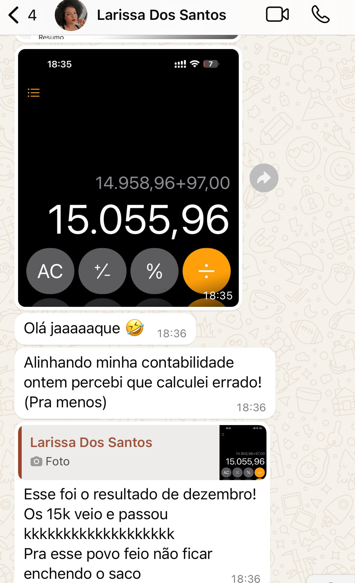 Depoimento Aluna