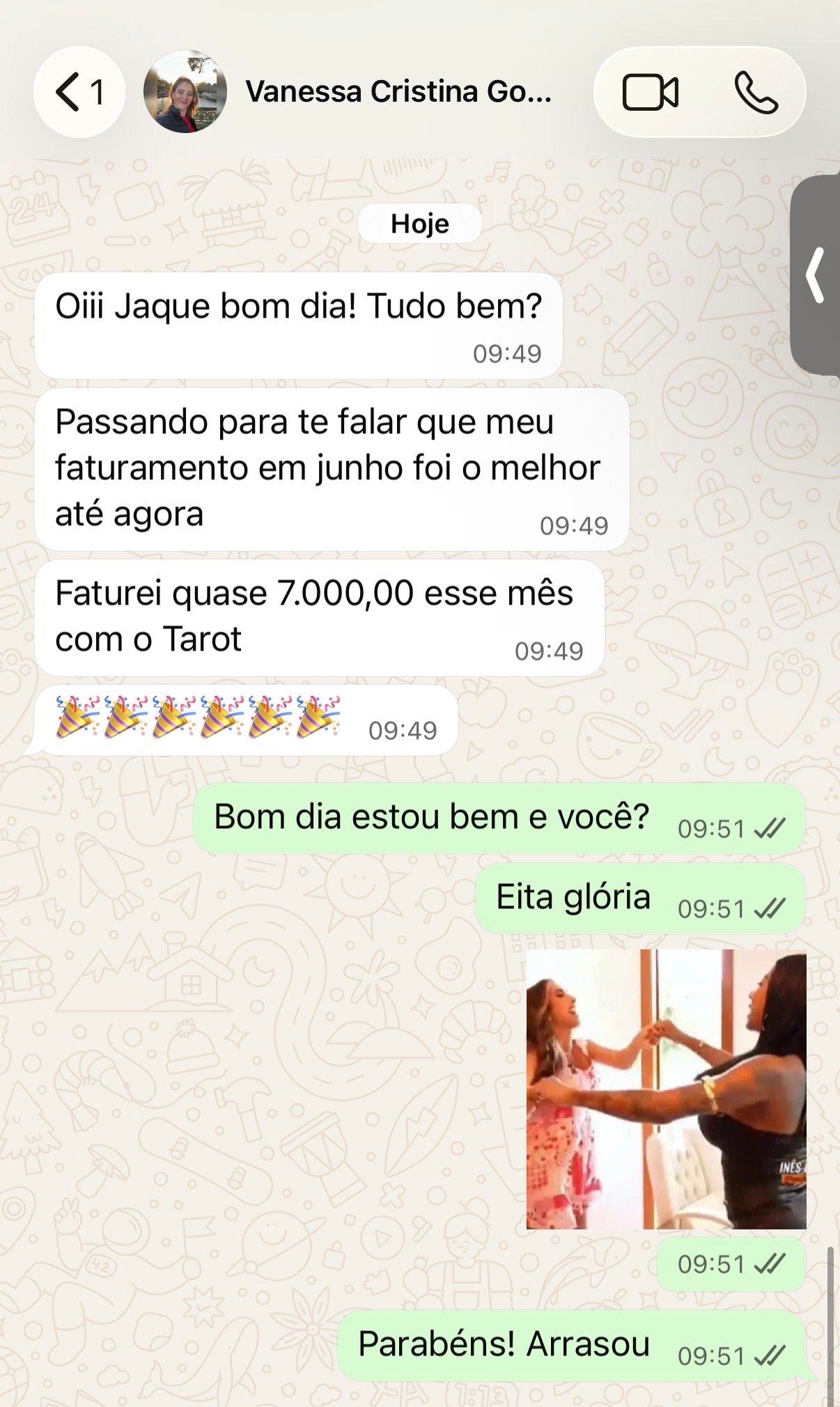 Depoimento Aluna