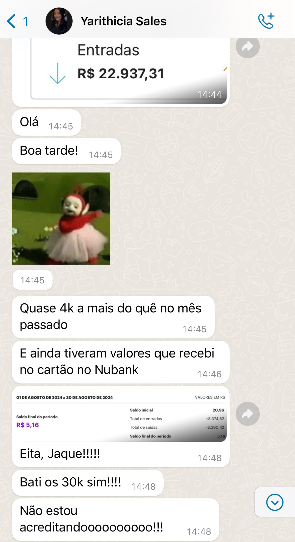 Depoimento Aluna